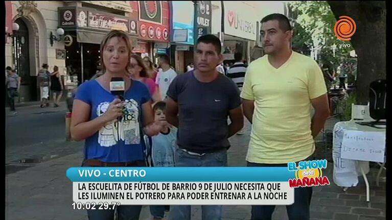 Escuelita de fútbol necesita luminarias