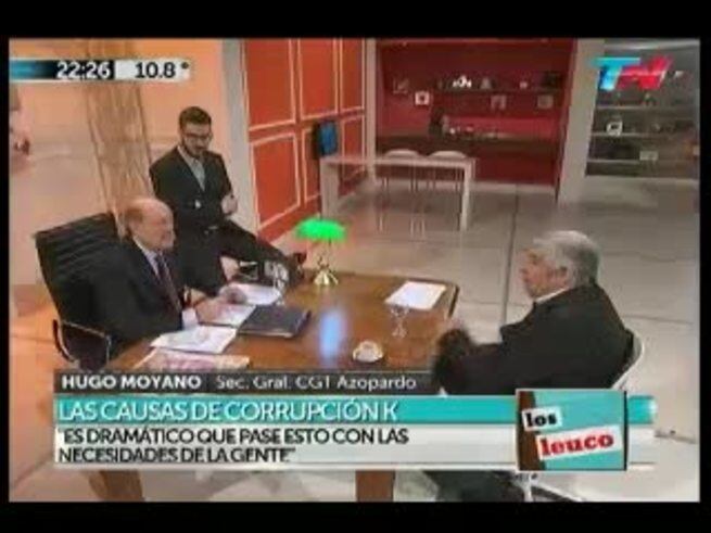 Moyano, sobre el caso Báez: "Menem es San Francisco de Asís al lado de esto"