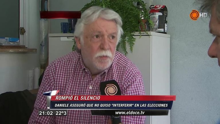 Rubén Daniele rompió el silencio y habló de las elecciones