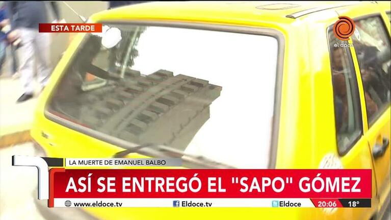 Así se entregó el Sapo Gómez