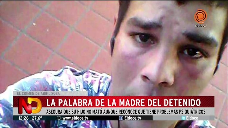 La madre de Ludueña: "Mi hijo no mató ni violó a nadie"