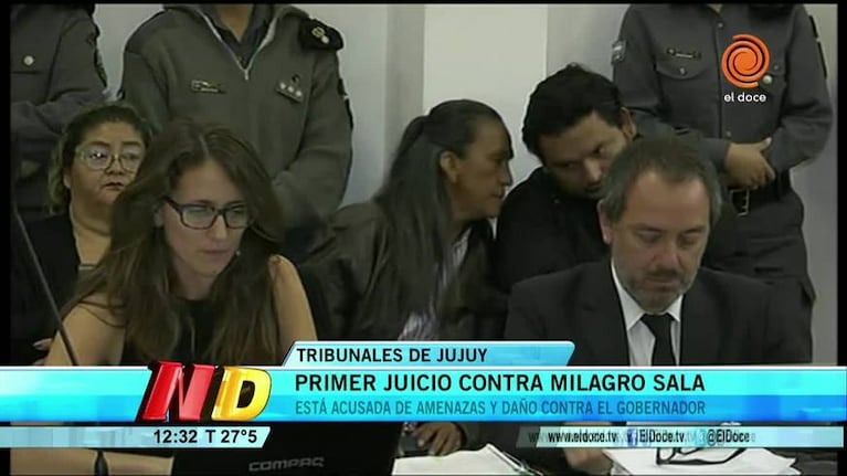 Empezó el primer juicio contra Milagro Sala