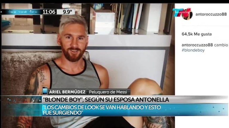 El estilista que cambió el look de Messi