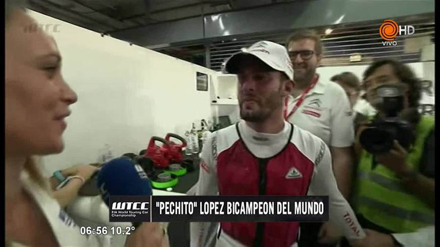 Pechito bicampeón: la palabra del cordobés