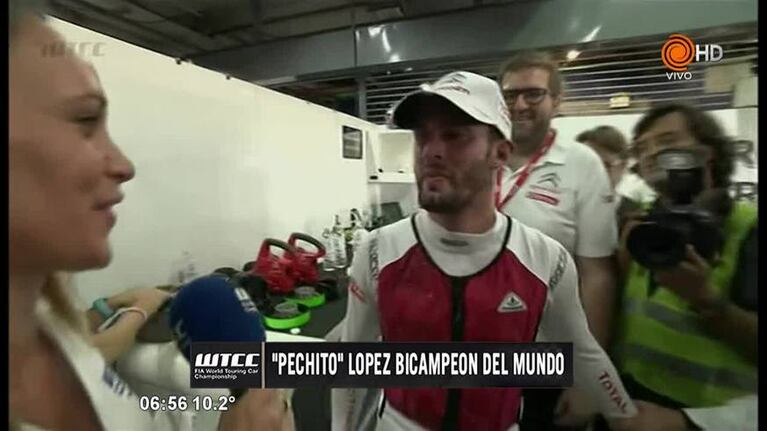 Pechito bicampeón: la palabra del cordobés