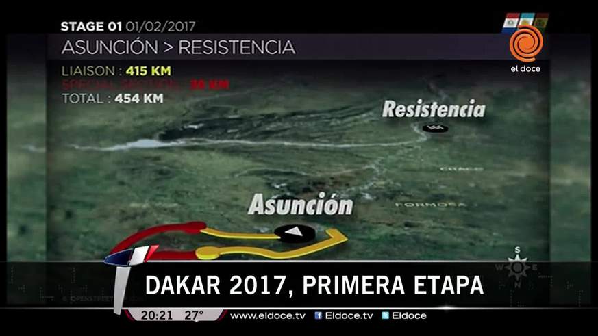 La primera etapa del Rally Dakar