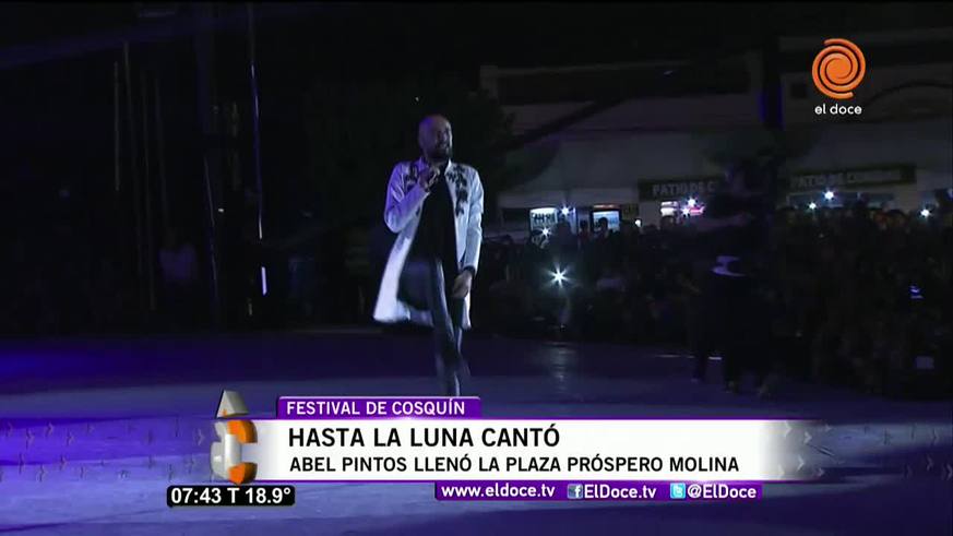 Abel Pintos llenó Cosquín y enamoró a sus fans