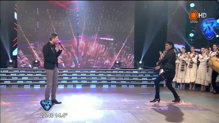 Tinelli quiso ser un Malevo, pero no salió como esperaba
