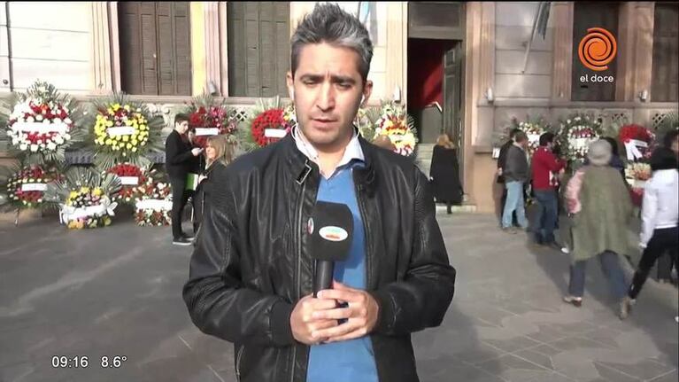 Despidieron los restos de Angeloz