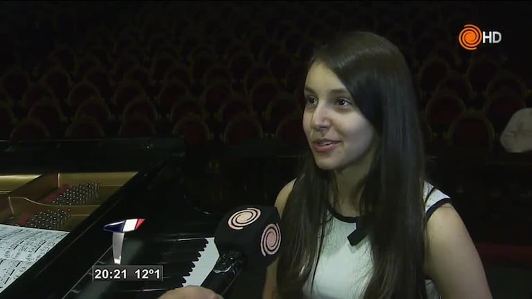 Daniela Liebman, una pianista prodigio en Córdoba