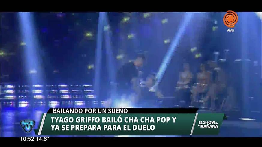 Tyago Griffo prepara el duelo cha cha pop