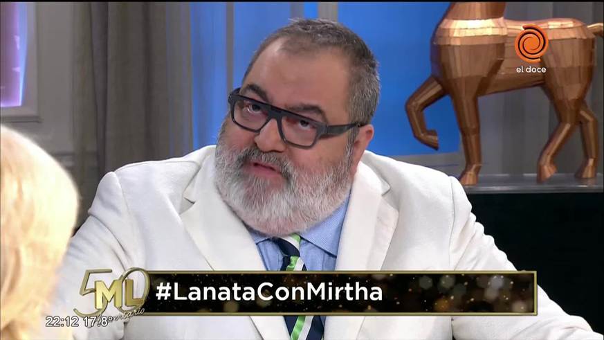 Lanata, mano a mano con Mirtha Legrand