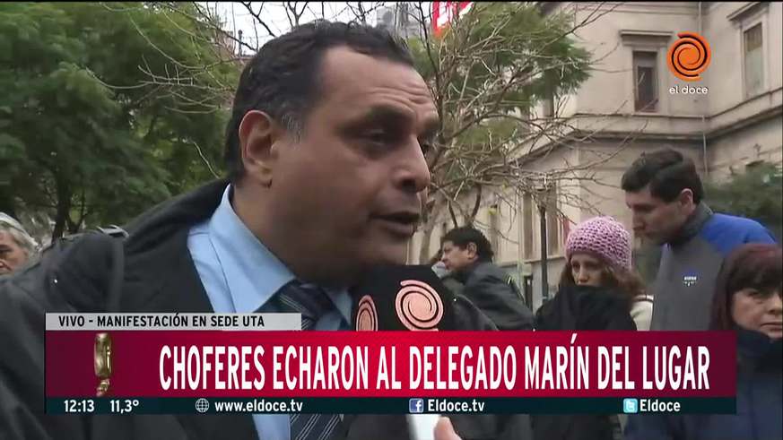 Marín fue echado de la puerta de UTA