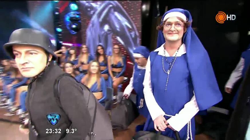 López y las monjas en Showmatch