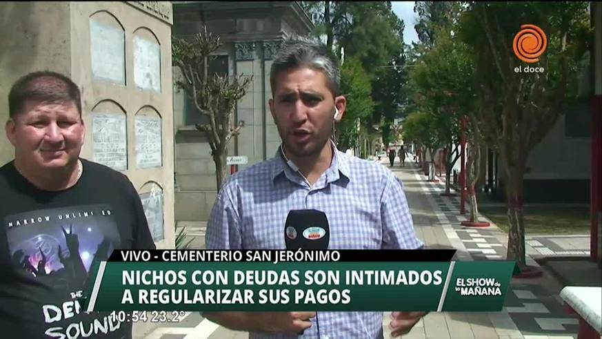 Intimación en nichos morosos