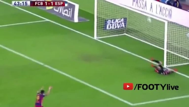Golazo de tiro libre de Messi