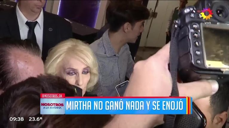 La furia de Mirtha: "No vengo nunca más"