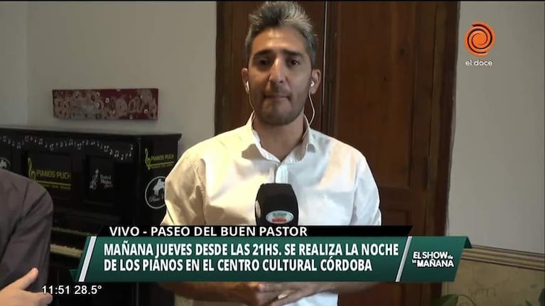 "Noche de los pianos" en Córdoba