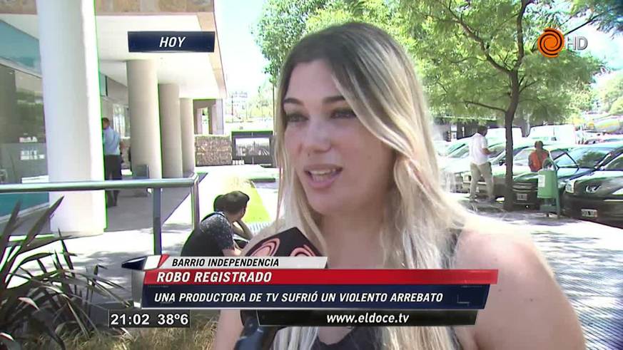 Las cámaras de seguridad grabaron un violento arrebato