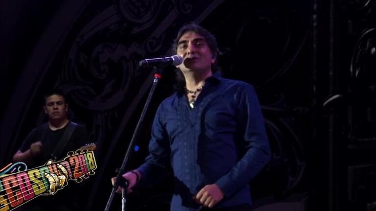 Dani Guardia cantó un temazo con Los Nocheros
