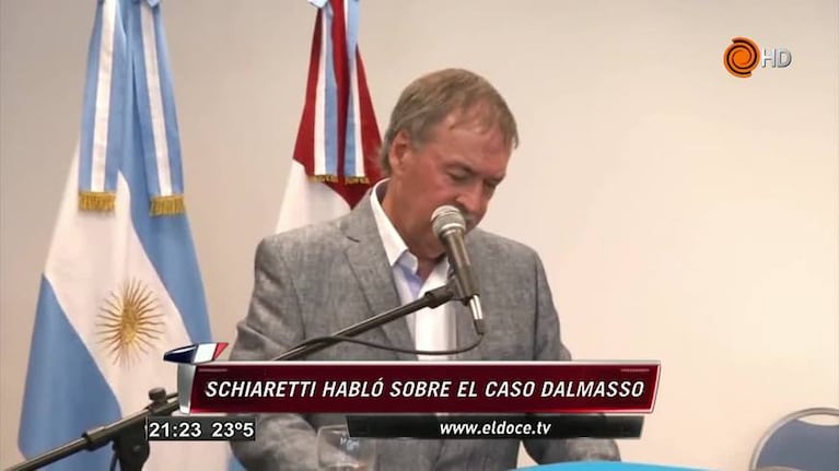 Schiaretti, indignado por el caso Dalmasso