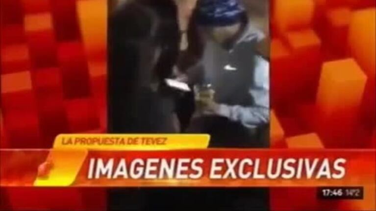 Carlos Tevez y su propuesta de matrimonio a Vanesa Mansilla