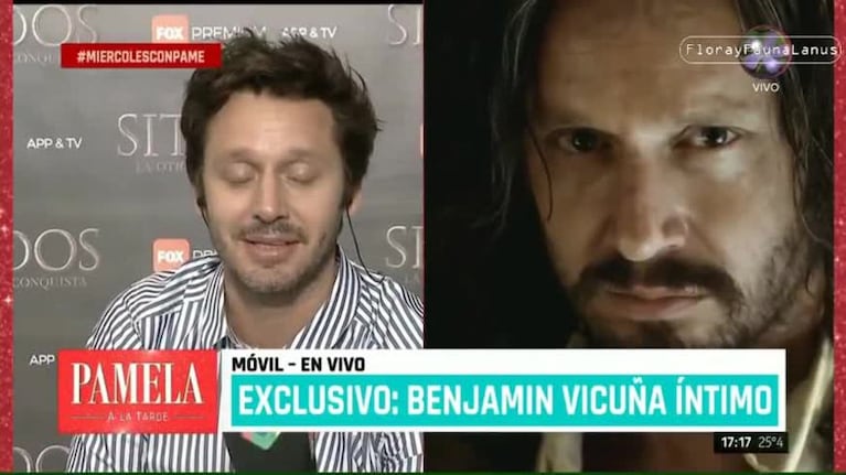 El blooper de Pamela David con Benjamin Vicuña