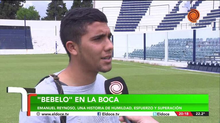 Bebelo Reynoso: de un balazo al gol en la Bombonera