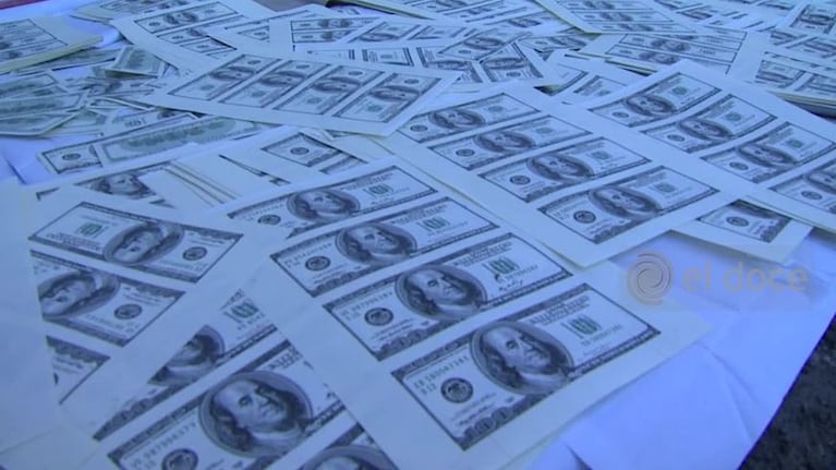 Atraparon una banda que falsificó cuatro millones de dólares