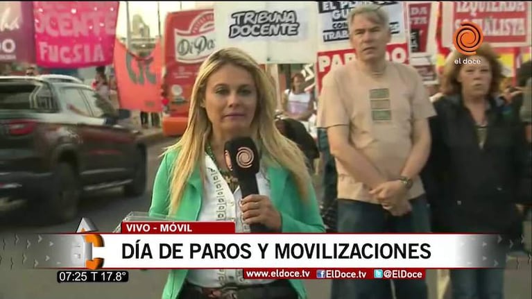 Lunes de protestas: manifestantes cortan puentes