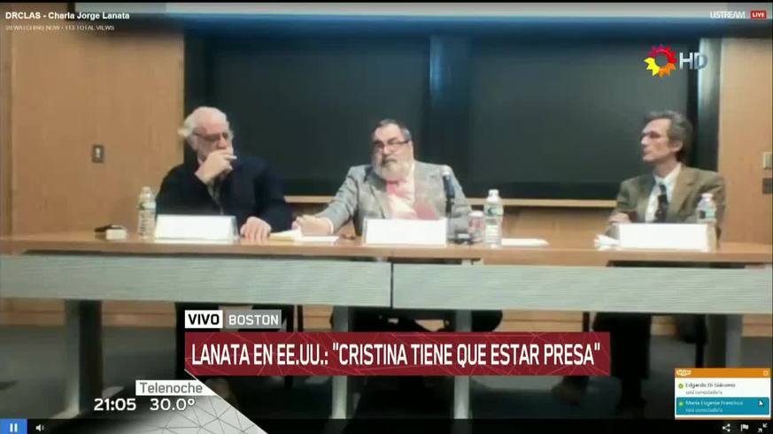 Lanata en Harvard: “Cristina tiene que estar presa”