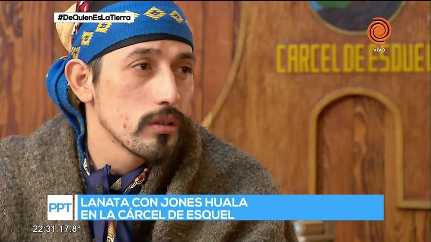 Lanata entrevistó a Huala en la cárcel