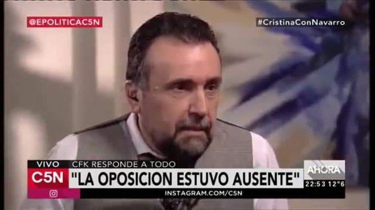 Cristina: "Nunca tuve vocación de opositora"