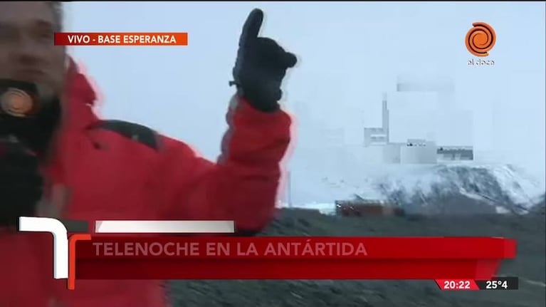 Dos cordobeses haciendo patria en la Antártida