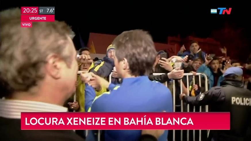 Barros Schelotto saludó a los hinchas de Boca