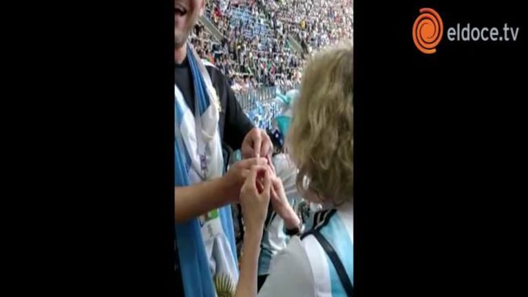 Un cordobés se comprometió durante Argentina-Nigeria