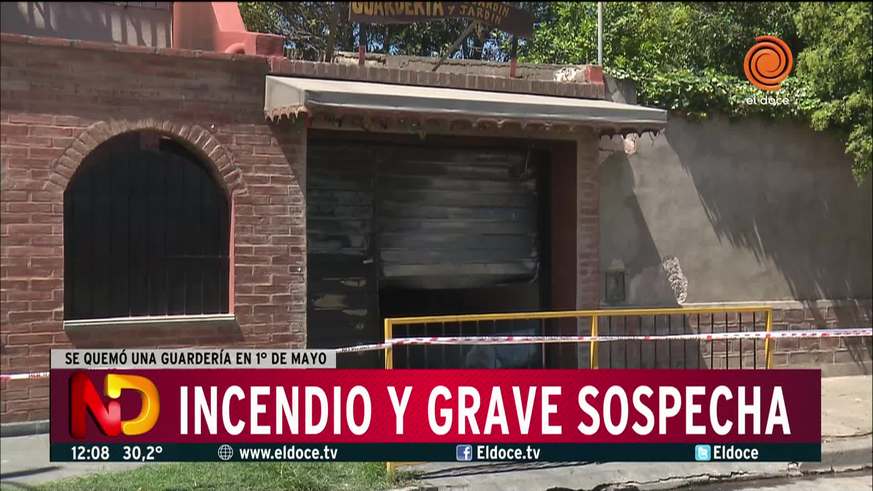 Guardería incendiada: la abuela de una de las nenas