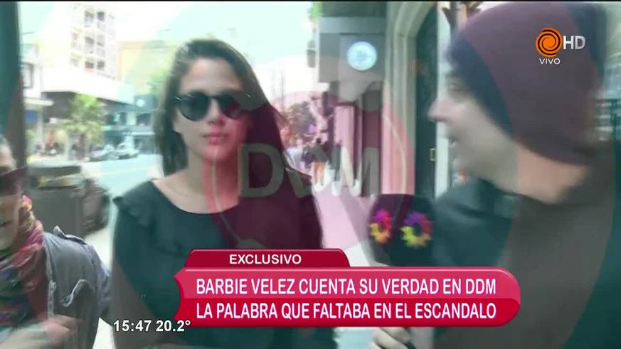 Barbie Vélez: "Es un tema jodido"