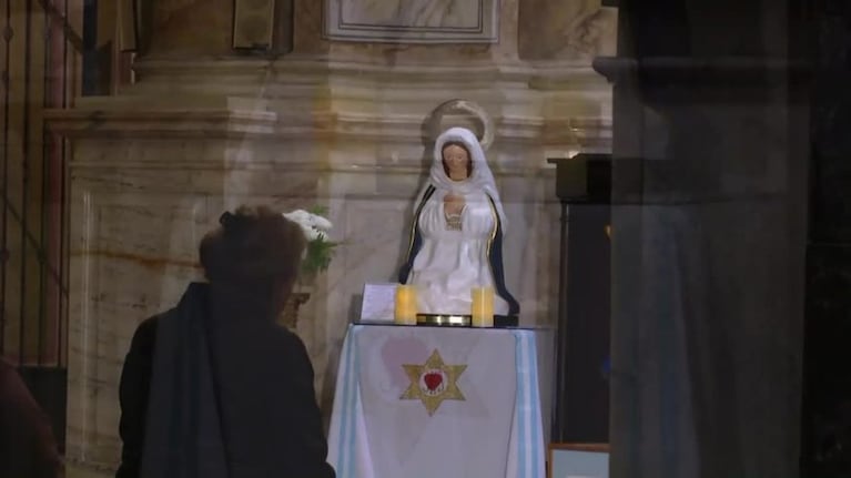 Conmoción por las lágrimas de la Virgen del Cerro