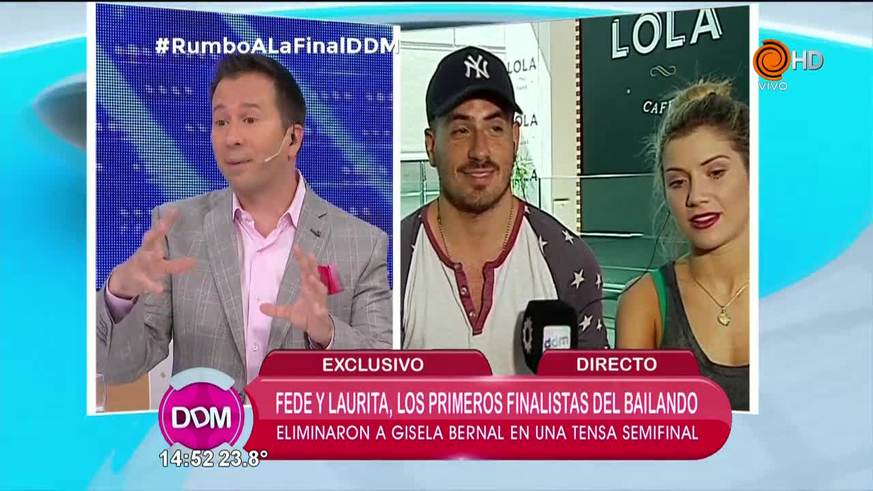 Laurita Fernández y Fede Bal son los primeros finalistas