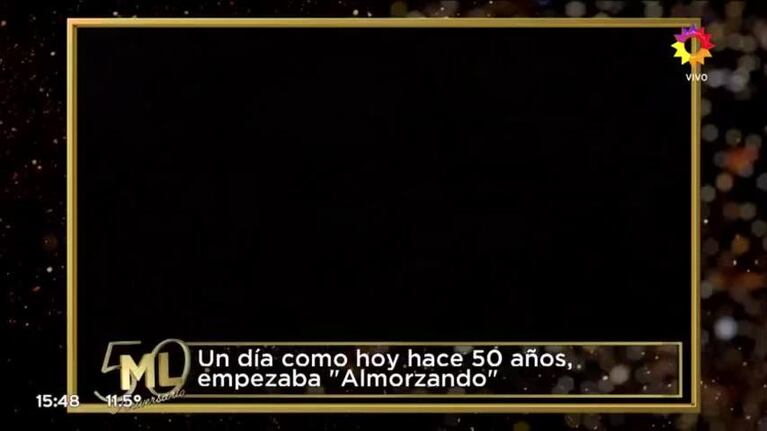 50 años de almuerzos: el llanto de Mirtha Legrand