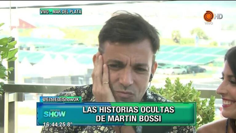 Martín Bossi confesó con quién tuvo un romance