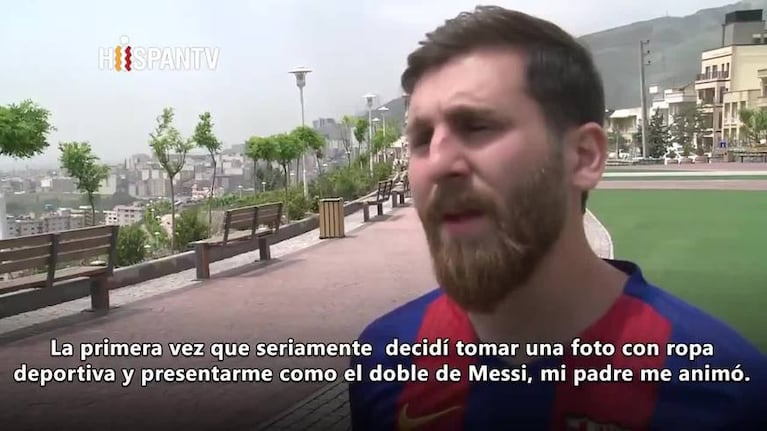 El doble iraní de Lionel Messi