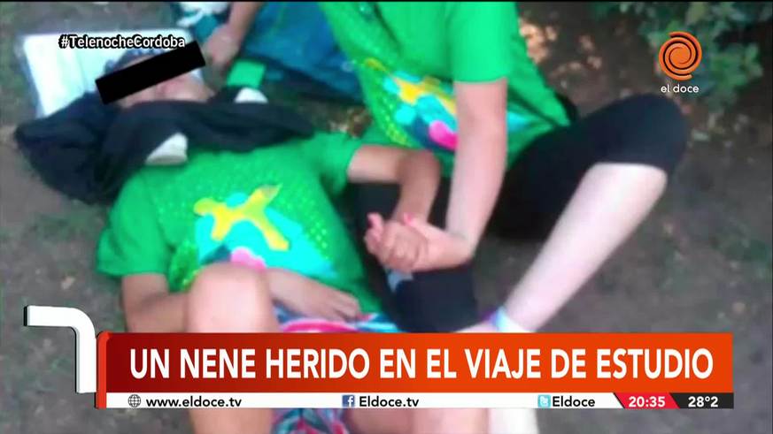 El padre del nene accidentado: "Estaba tirado y lleno de hormigas"