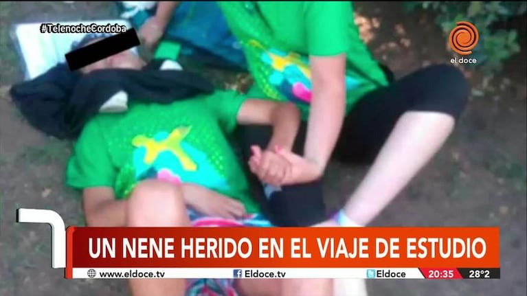 El padre del nene accidentado: "Estaba tirado y lleno de hormigas"