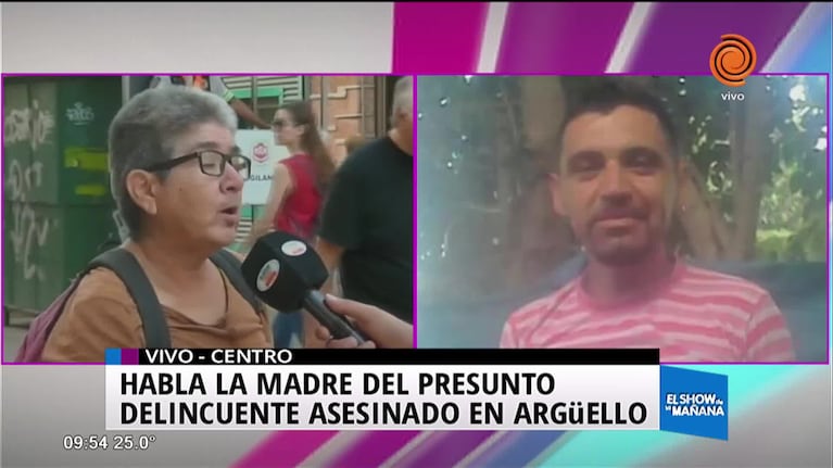 Madre del delincuente muerto pide justicia