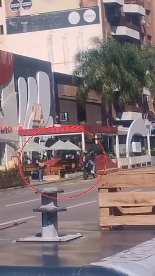 Ataque de motochoros en plena Yrigoyen