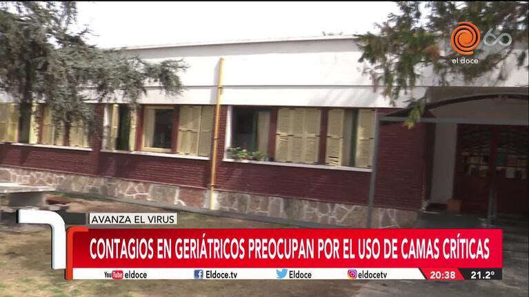 Los contagios en geriátricos preocupan por el uso de las camas críticas