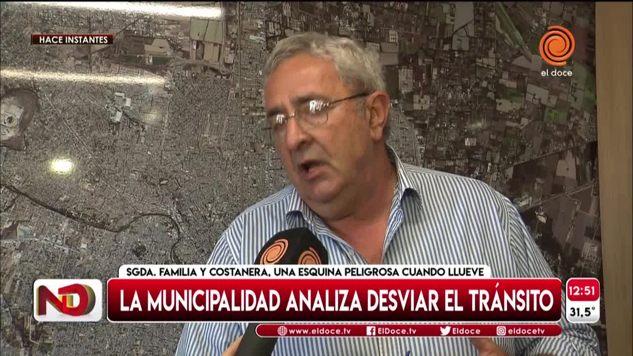 Desde la Municipalidad aseguran que los desagües se saturaron