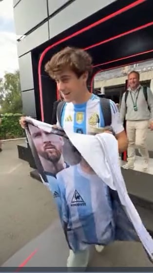 Colapinto alentó a la Selección Argentina